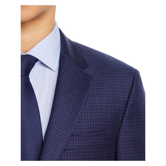 THEORY Mens Bowery Blue Extra Slim Fit Wool Blend Suit Separate Blazer 42L - Picture 3 of 3